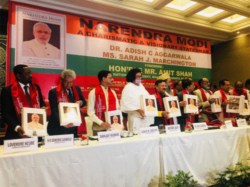 Book on PM Narender Modi launched
