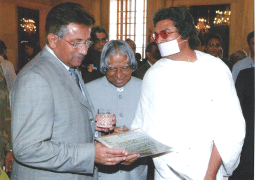 Discussion with Honrable Parvez Musarraf