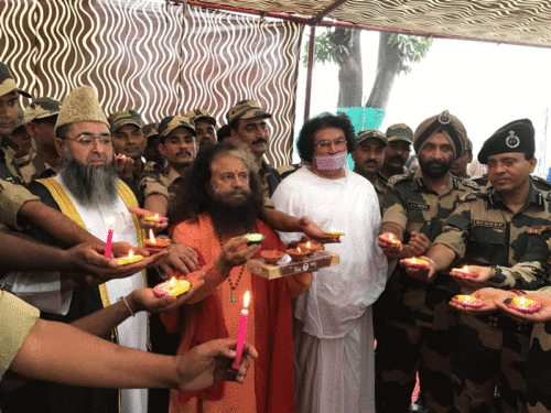 Diwali with soldiers at Atari border